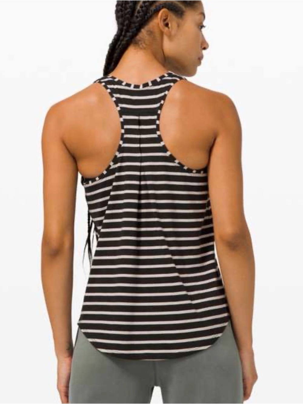 Lululemon Love Tank Pleated
Yachtie Stripe Black Chrome